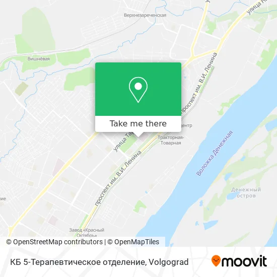 КБ 5-Терапевтическое отделение map
