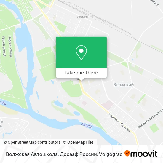 Волжская Автошкола, Досааф России map