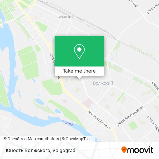 Юность Волжского map