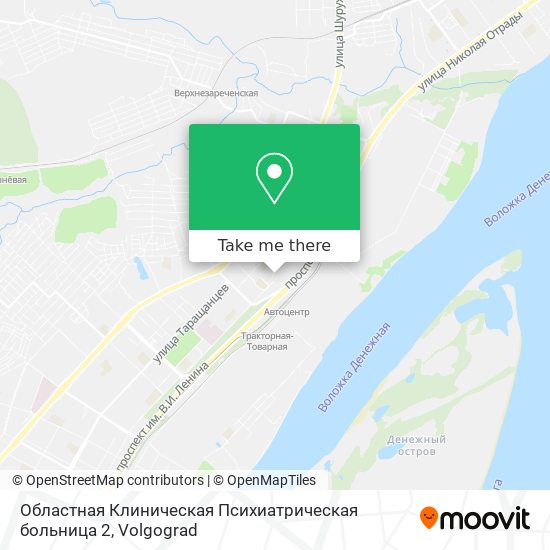 Областная Клиническая Психиатрическая больница 2 map