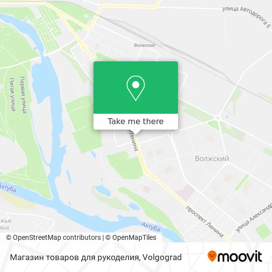 Магазин товаров для рукоделия map