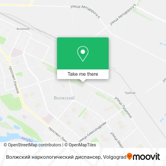 Волжский наркологический диспансер map