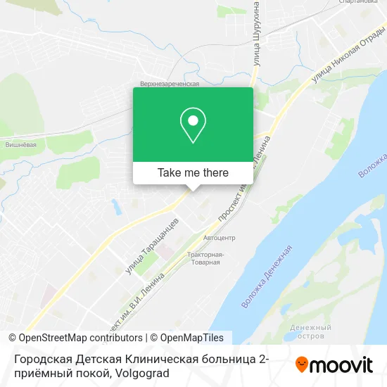 Городская Детская Клиническая больница 2-приёмный покой map