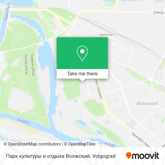 Парк культуры и отдыха Волжский map