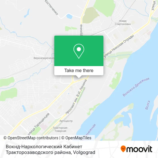 Вокнд-Наркологический Кабинет Тракторозаводского района map