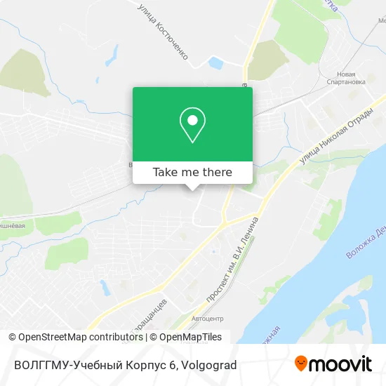 ВОЛГГМУ-Учебный Корпус 6 map