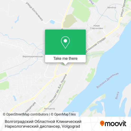 Волгоградский Областной Клинический Наркологический диспансер map