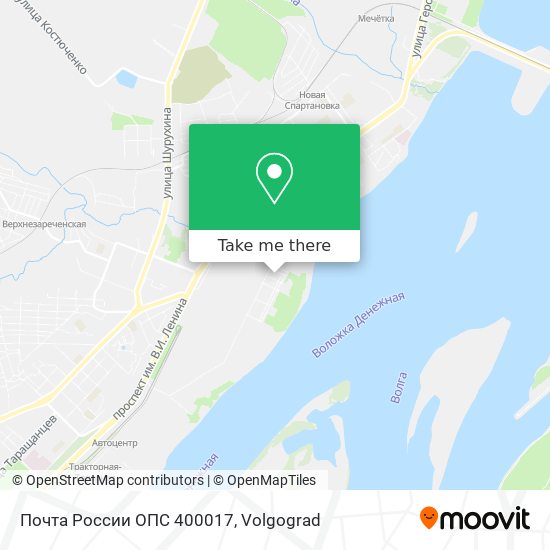 Почта России ОПС 400017 map