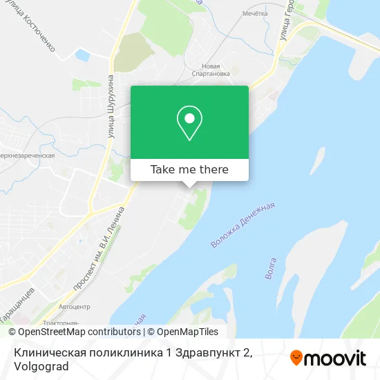 Клиническая поликлиника 1 Здравпункт 2 map