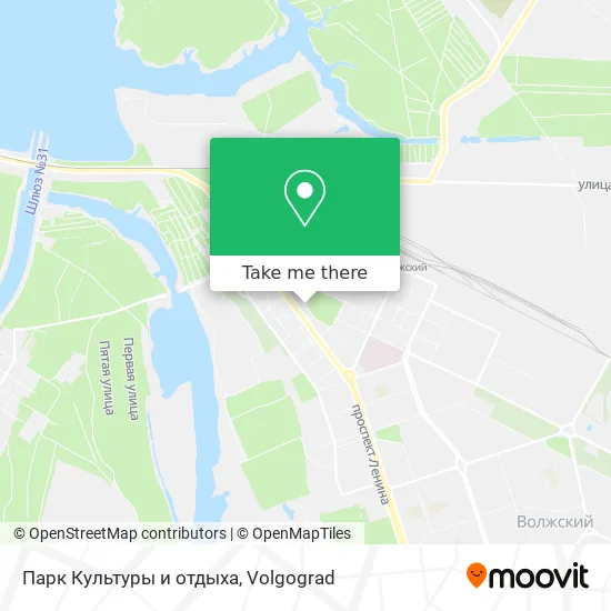 Парк Культуры и отдыха map