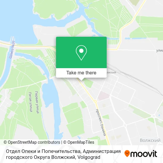 Отдел Опеки и Попечительства, Администрация городского Округа Волжский map