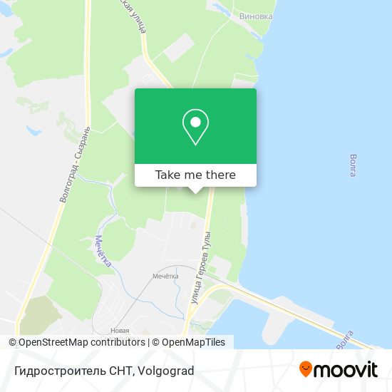 Гидростроитель СНТ map
