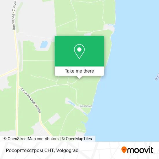 Росоргтехстром СНТ map