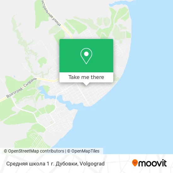 Средняя школа 1 г. Дубовки map