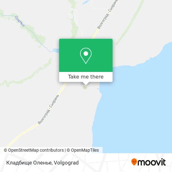 Кладбище Оленье map