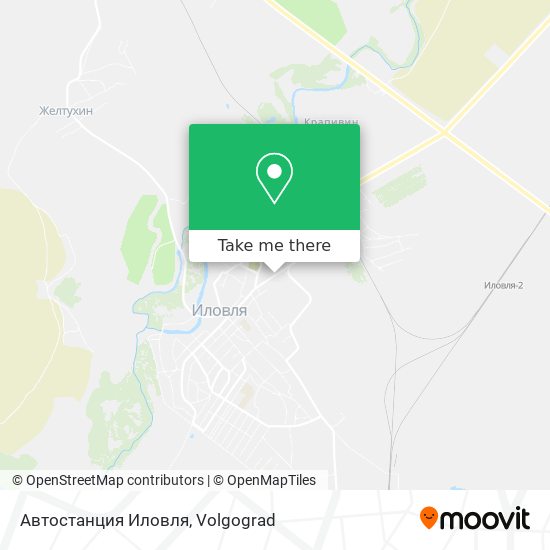 Автостанция Иловля map