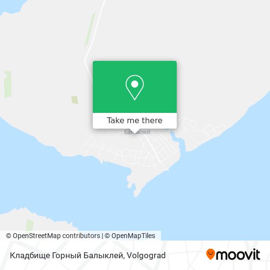 Кладбище Горный Балыклей map