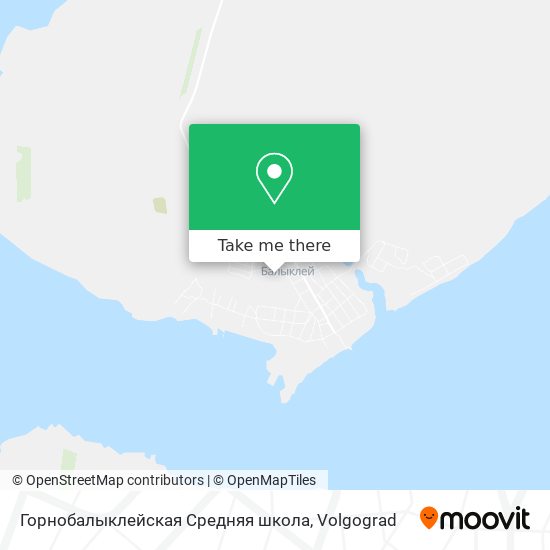 Горнобалыклейская Средняя школа map