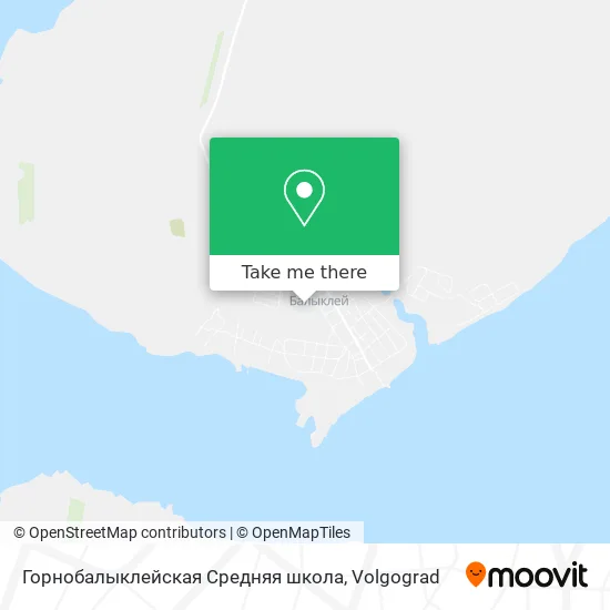 Горнобалыклейская Средняя школа map