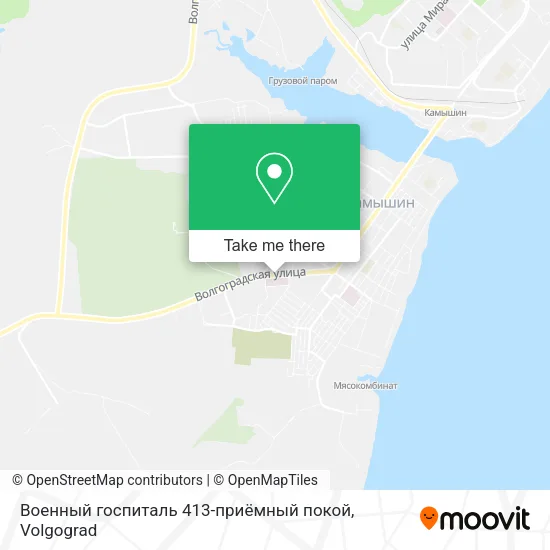 Военный госпиталь 413-приёмный покой map