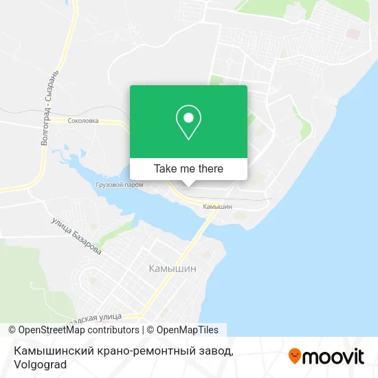 Камышинский крано-ремонтный завод map