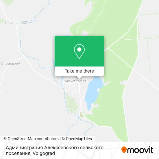 Администрация Алексеевского сельского поселения map