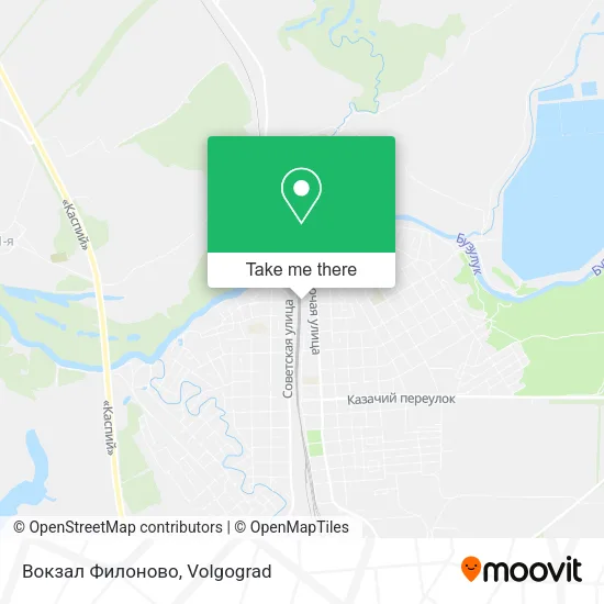 Вокзал Филоново map