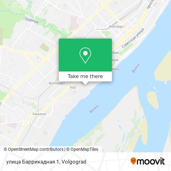 улица Баррикадная 1 map