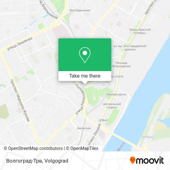 Волгоград-Трв map