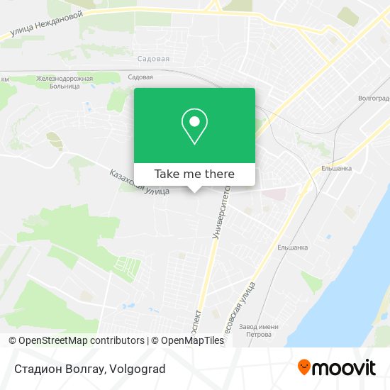 Стадион Волгау map