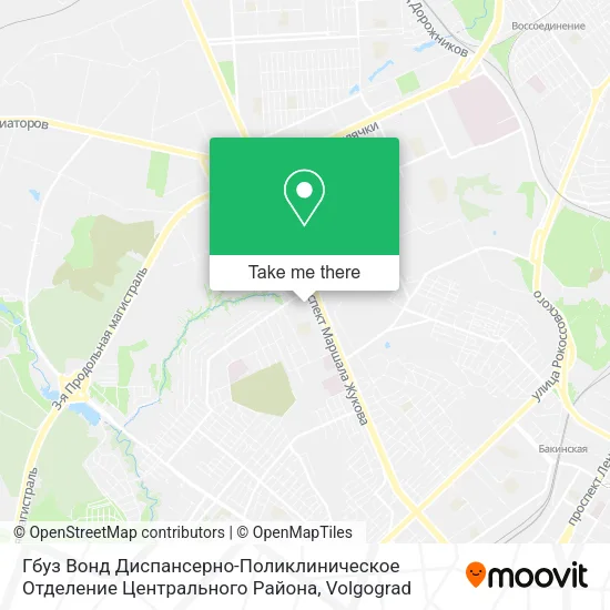 Гбуз Вонд Диспансерно-Поликлиническое Отделение Центрального Района map