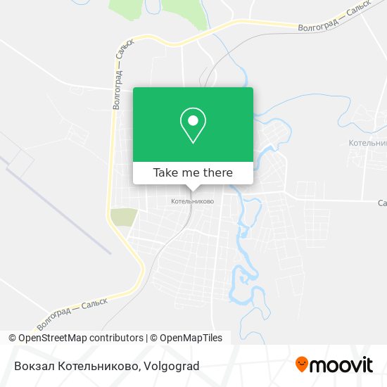 Вокзал Котельниково map