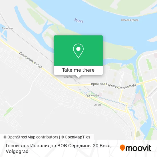 Госпиталь Инвалидов ВОВ Середины 20 Века map