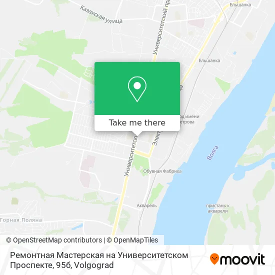 Ремонтная Мастерская на Университетском Проспекте, 95б map