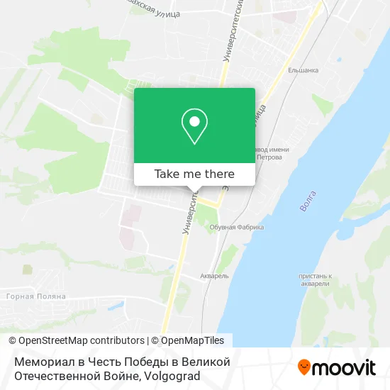Мемориал в Честь Победы в Великой Отечественной Войне map