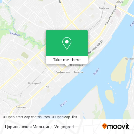 Царицынская Мельница map