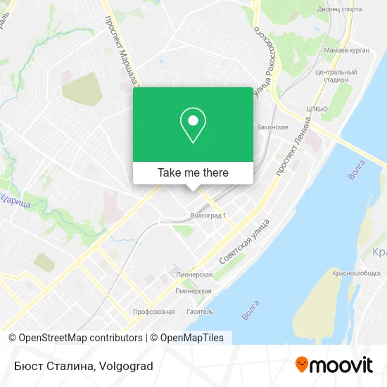 Бюст Сталина map