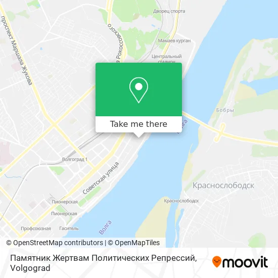 Памятник Жертвам Политических Репрессий map