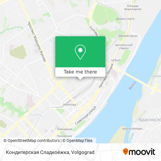 Кондитерская Сладкоёжка map