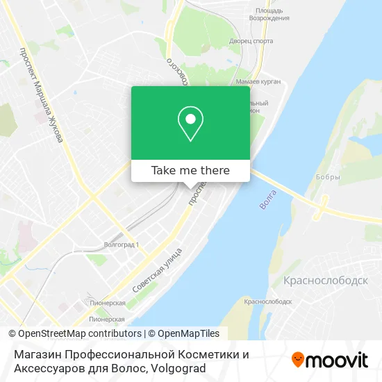 Магазин Профессиональной Косметики и Аксессуаров для Волос map