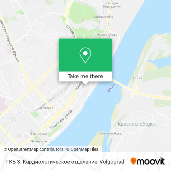 ГКБ 3. Кардиологическое отделение map