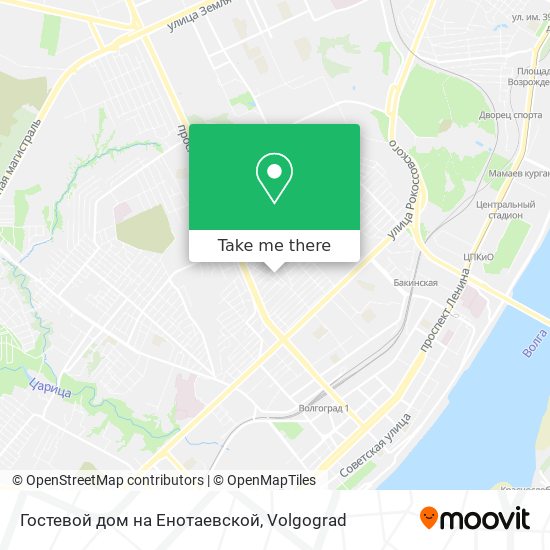 Гостевой дом на Енотаевской map