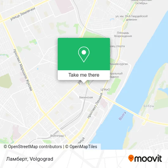 Ламберт map