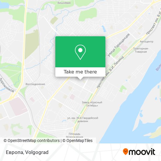 Европа map