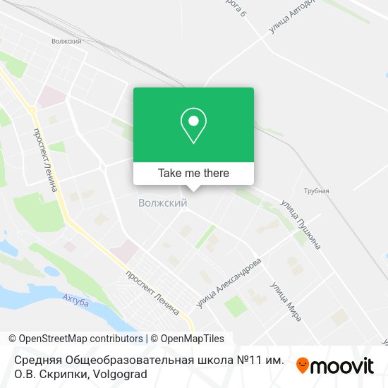 Средняя Общеобразовательная школа №11 им. О.В. Скрипки map