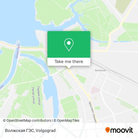 Волжская ГЭС map