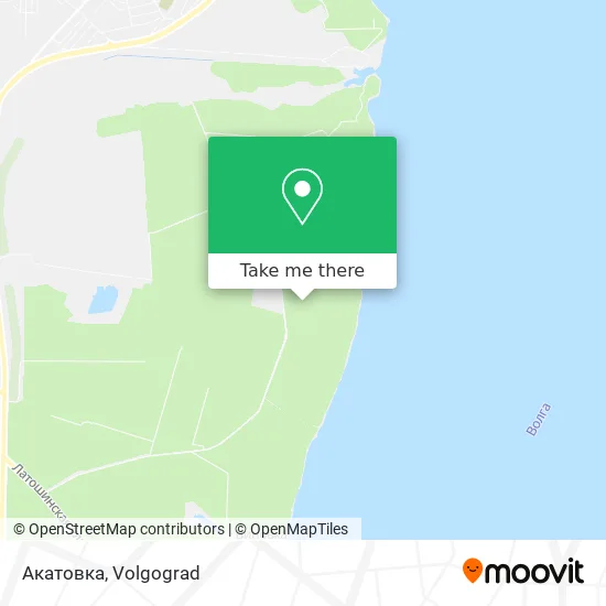 Акатовка map