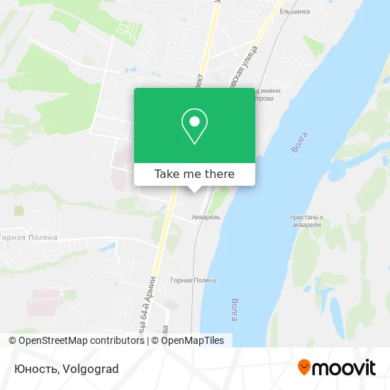 Юность map