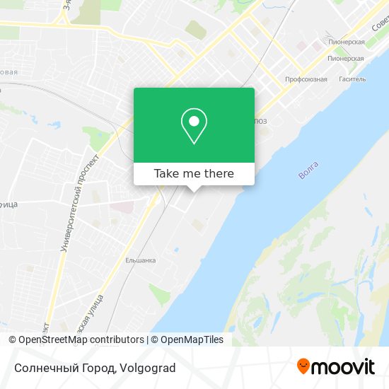 Солнечный Город map