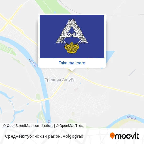 Среднеахтубинский район map